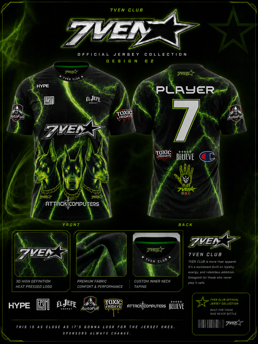 7VEN DAWGY CHEESE JERSEY