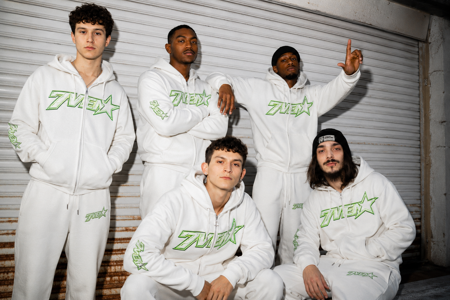 STUNNED 7VEN ZIP UP TRACKSUIT