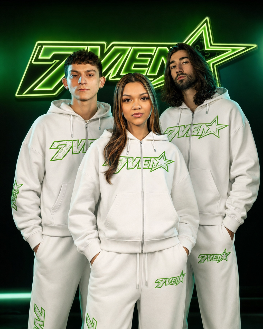 STUNNED 7VEN ZIP UP TRACKSUIT